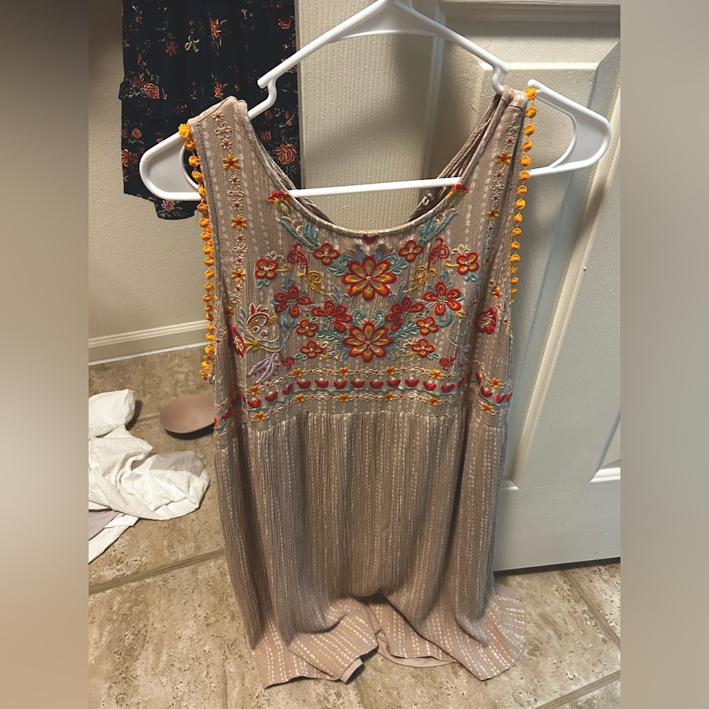 Embroidered dress